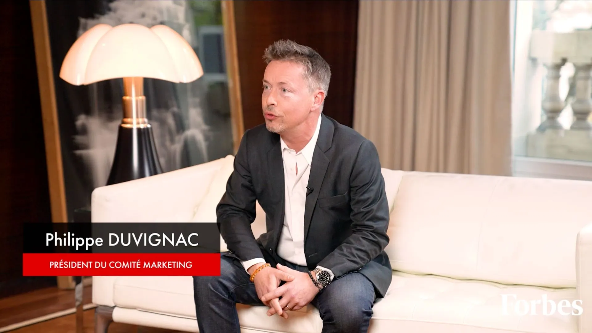 Philippe Duvignac et la journaliste Alexia Borg, interview Forbes France