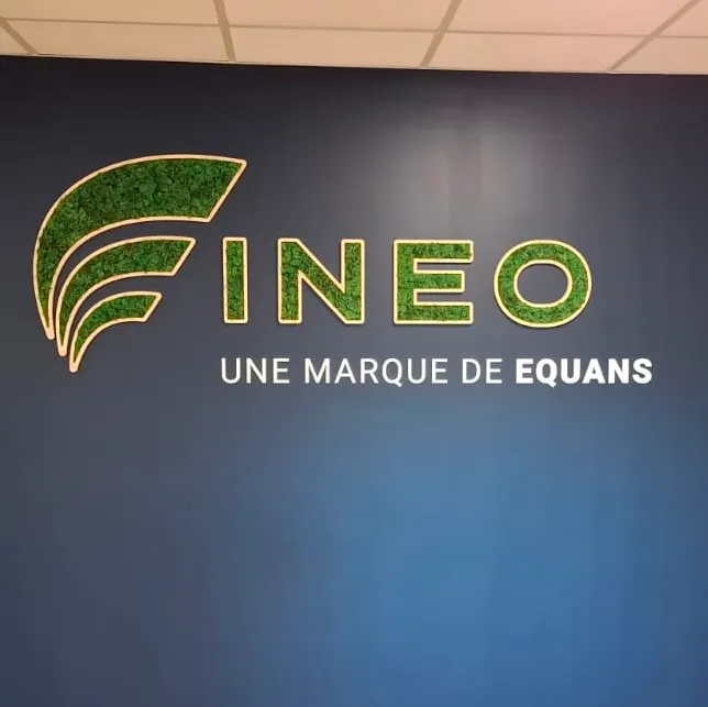 Logo végétal, Ineo, Cestas (33) — réalisation PUBLI MENI