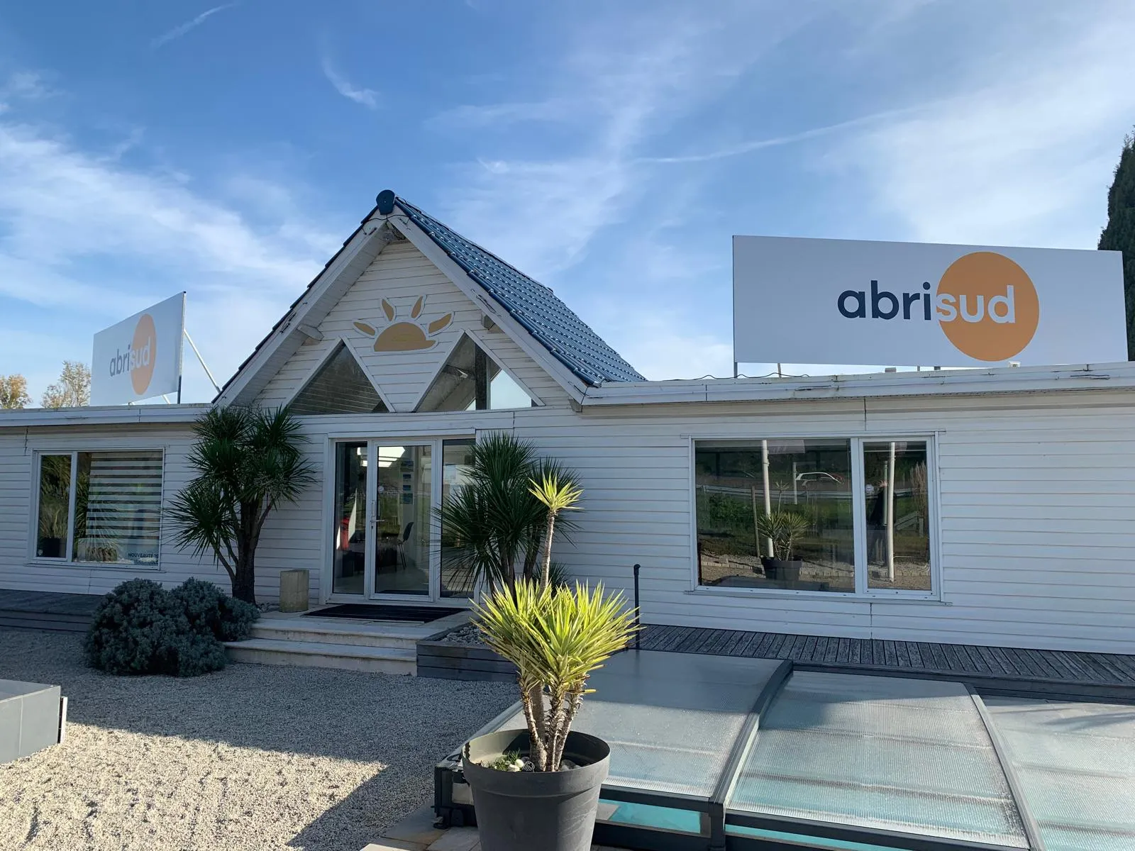 Enseigne panneau Abrisud Villenave-d'Ornon