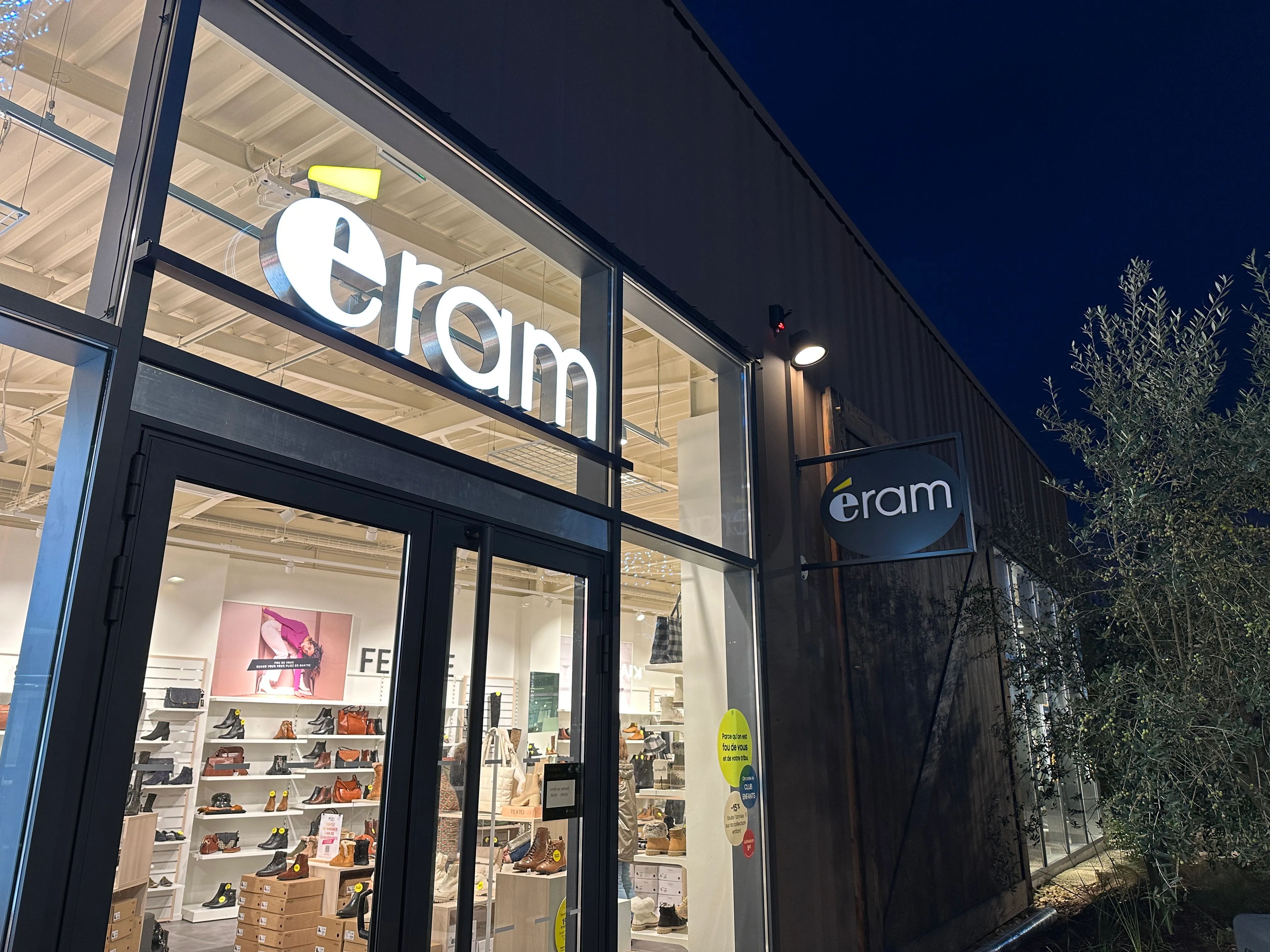 Enseigne Éram à Langon