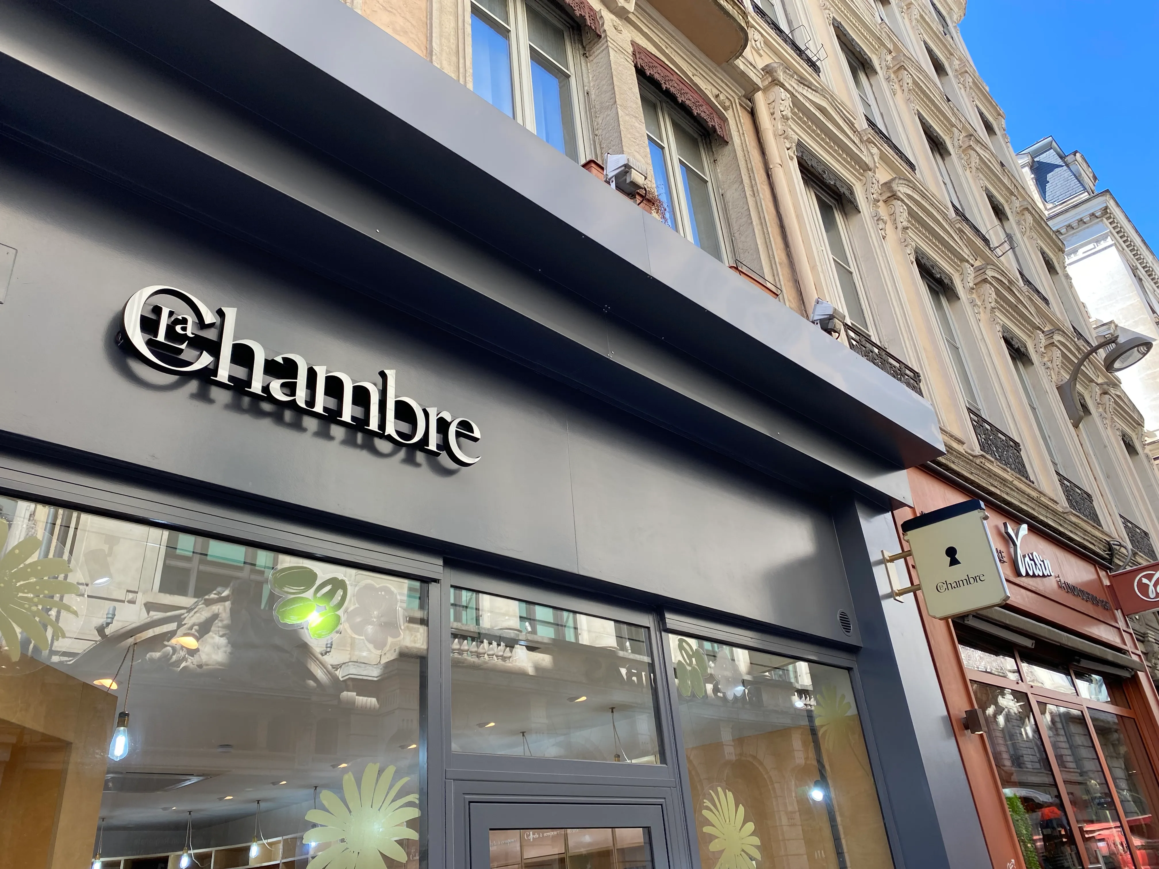 Enseigne La Chambre aux Confitures à Lyon