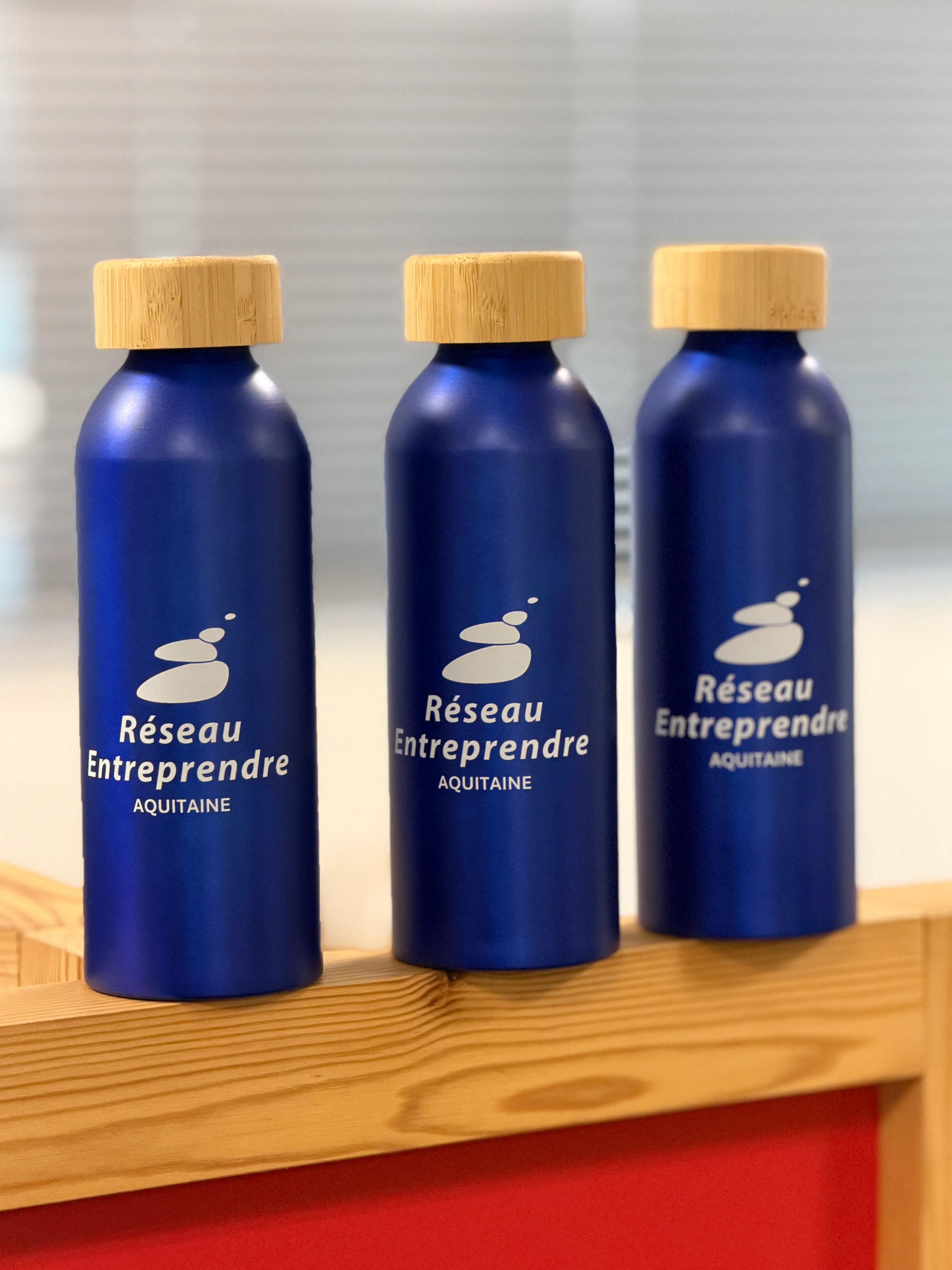 Gourdes personnalisées Réseau Entreprendre Aquitaine