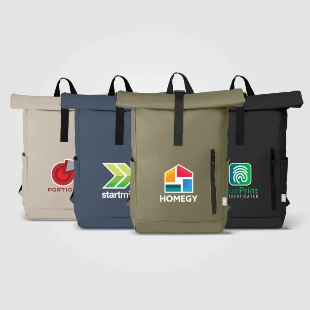 Sac à dos Rolltop Malmö recyclé personnalisé
