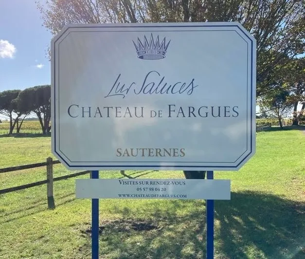 Château de Fargues, Sauternes — détail de fabrication et de finition