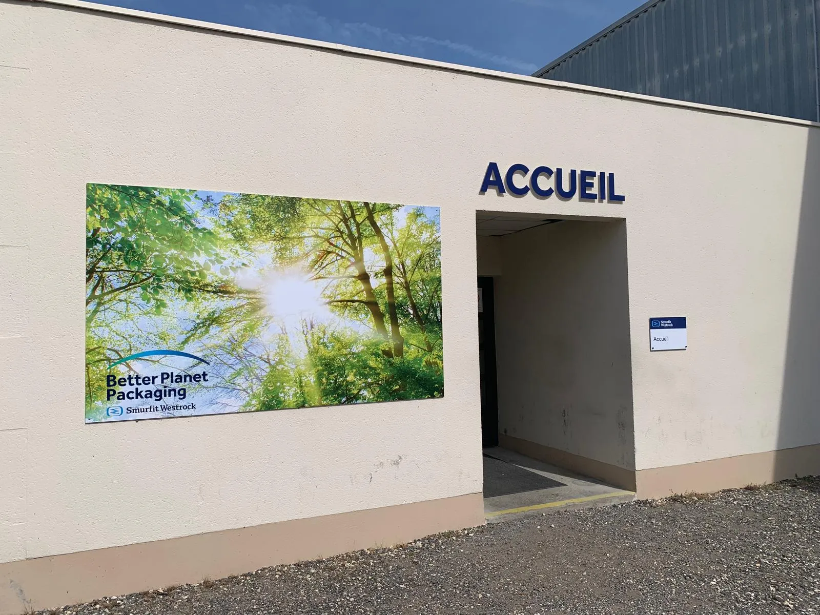 Signalétique de site, Smurfit Westrock Somica, Saint-Amand-Montrond (18) — réalisation PUBLI MENI