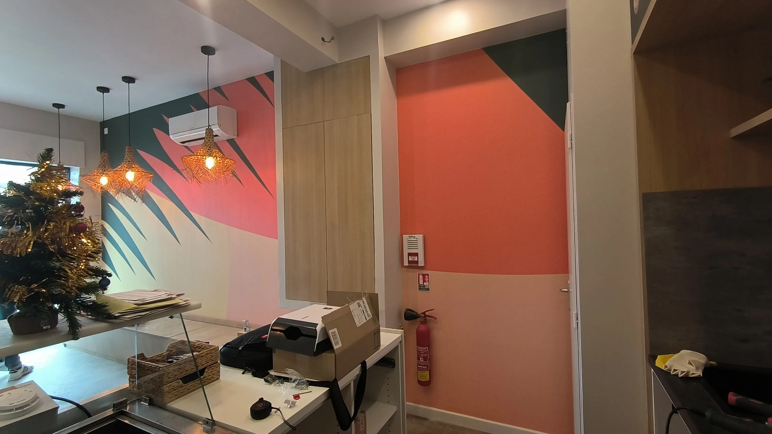 Revêtement mural papier intissé imprimé, Makito — Talence (33) — réalisation PUBLI MENI